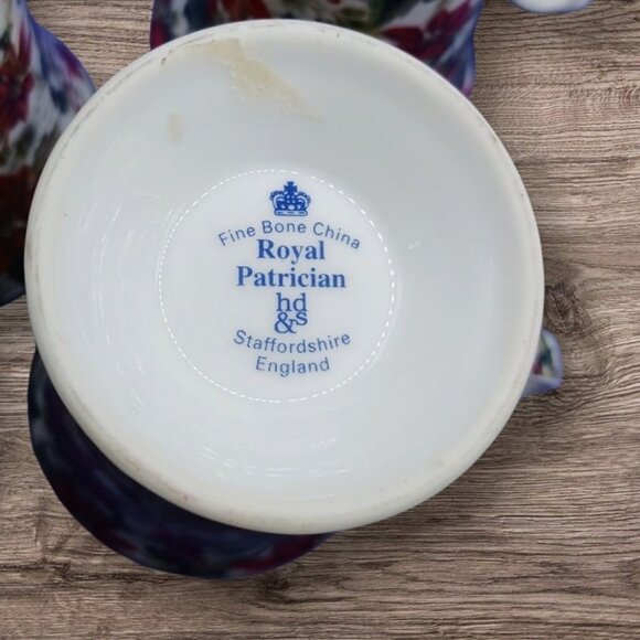 Royal Patrician poinsetta mug set of 3 coffee mugs - Picture 8 of 9